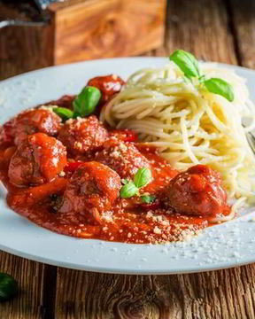 Итальянские фрикадельки в томатном соусе