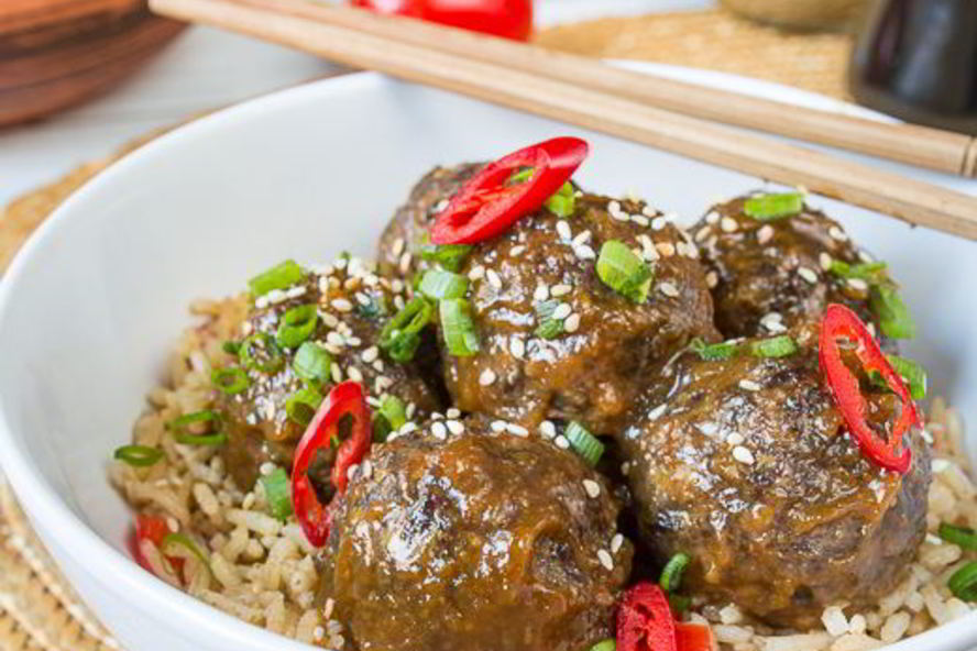 Рецепт корейские фрикадельки в кисло-сладком соусе