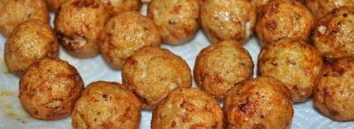 куриные фрикадельки во фритюре. Шаг 4