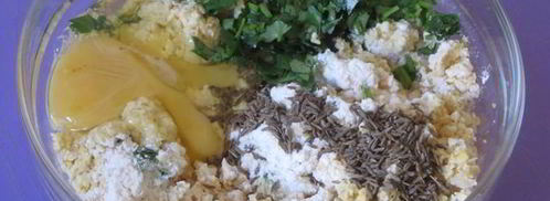 пита с фрикадельками из нута фалафель. Шаг 4