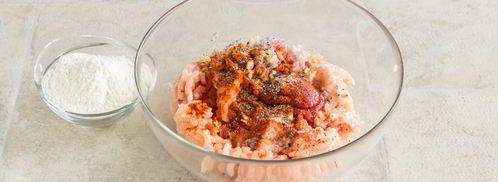 пряные куриные фрикадельки. Шаг 2