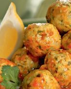 Рыбные фрикадельки в имбирном соусе