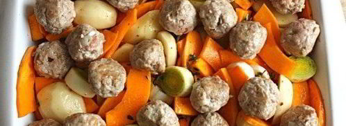 сливочная тыква с фрикадельками. Шаг 8