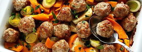 сливочная тыква с фрикадельками. Шаг 10