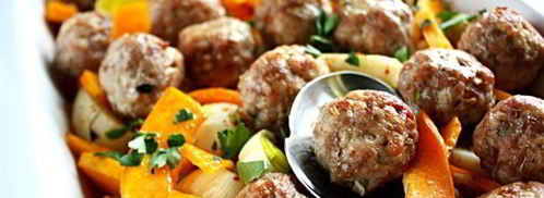 сливочная тыква с фрикадельками. Шаг 11