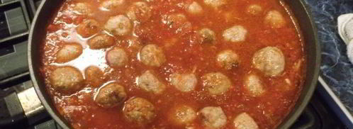 спагетти с фрикадельками. Шаг 3