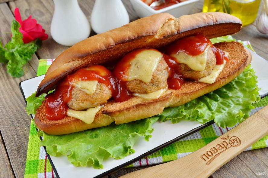 Рецепт субмарина с фрикадельками