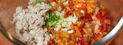 закусочные куриные фрикадельки в кунжуте. Шаг 4