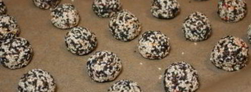 закусочные куриные фрикадельки в кунжуте. Шаг 6