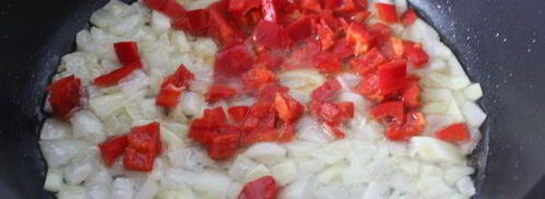 ароматный рис с курицей и овощами в сливках. Шаг 2