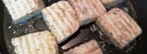 чечевица с лисичками и жареным адыгейским сыром. Шаг 12