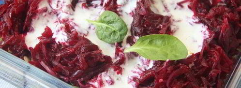 чечевица со свеклой и шпинатом. Шаг 12