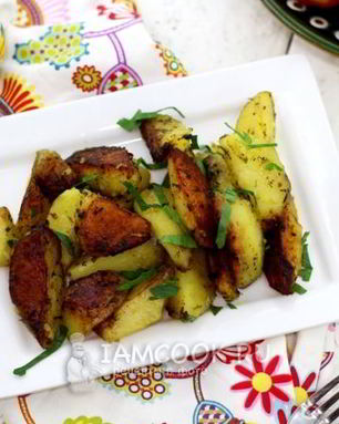 Картофель по-деревенски в мультиварке