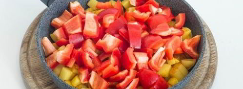 картофель с болгарским перцем. Шаг 6