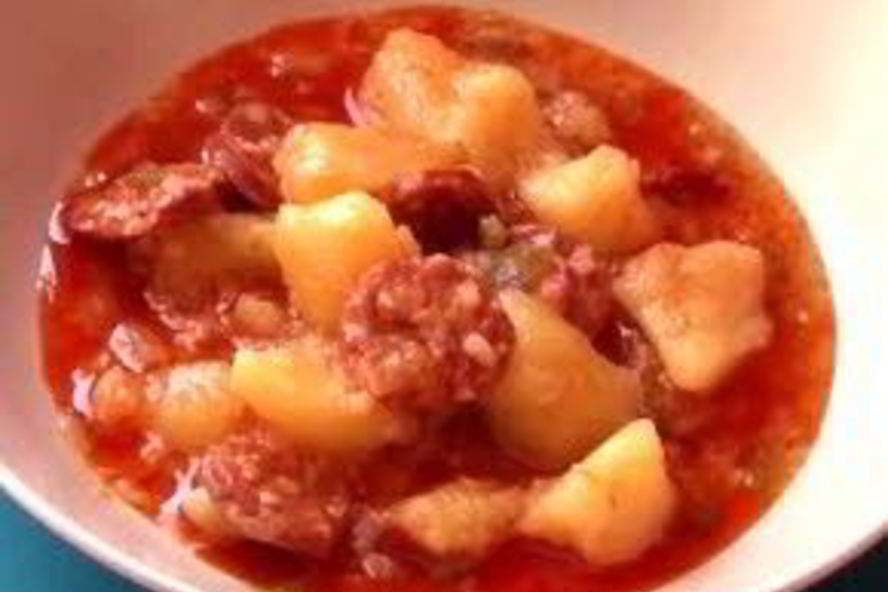 Рецепт картофель с чоризо по-испански