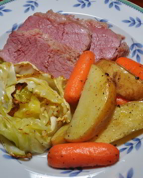 Картофель с капустой в духовке