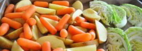 картофель с капустой в духовке. Шаг 4