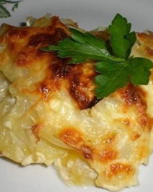 Картофель с майонезом