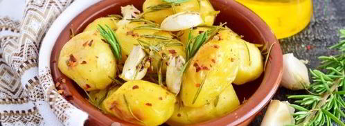 картофель с розмарином и чесноком в духовке. Шаг 10