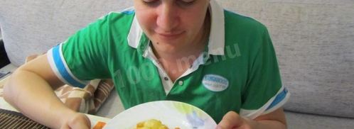 картофель с сосиской в духовке. Шаг 15