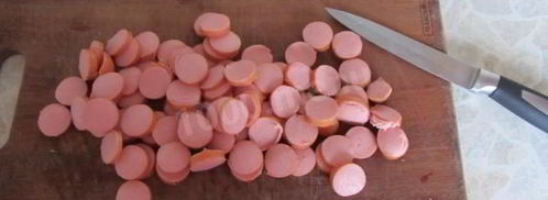 картофель с сосиской в духовке. Шаг 5