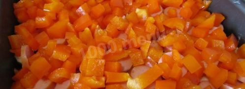 картофель с сосиской в духовке. Шаг 10