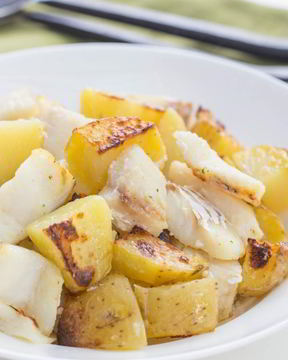 Картофель с треской