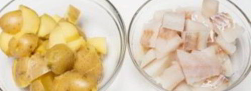 картофель с треской. Шаг 2