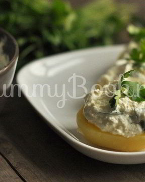 Картофель с творогом