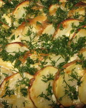 Картофель в духовке с майонезом