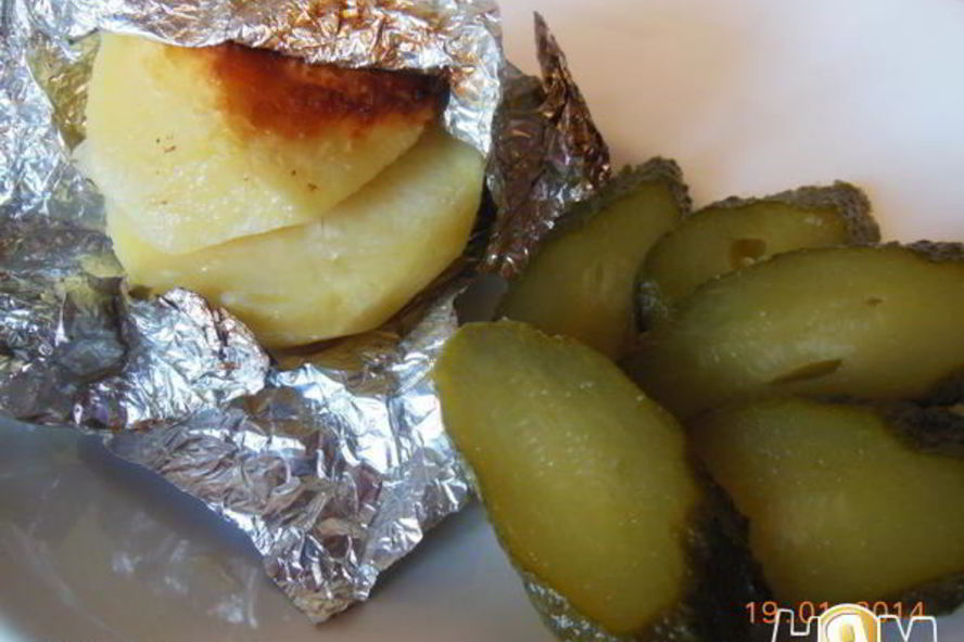 Рецепт картофель в фольге пикник