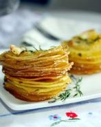 Картофель запеченный в формочках для кексов