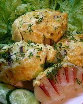 Картошка с колбасой и сыром в духовке