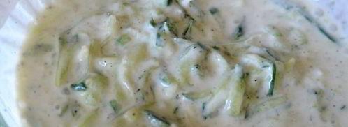 картошка с ребрышками в имбирно-медовой глазури с соусом цацики. Шаг 6