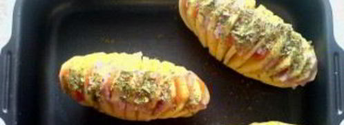 картошка с ветчиной в духовке. Шаг 2