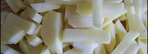 картошка жаренная с салом. Шаг 2