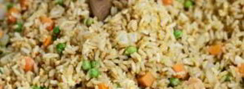 коричневый рис с яйцом и овощами. Шаг 4