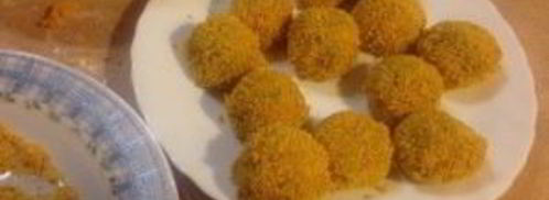 крокеты из шпината с сыром. Шаг 12