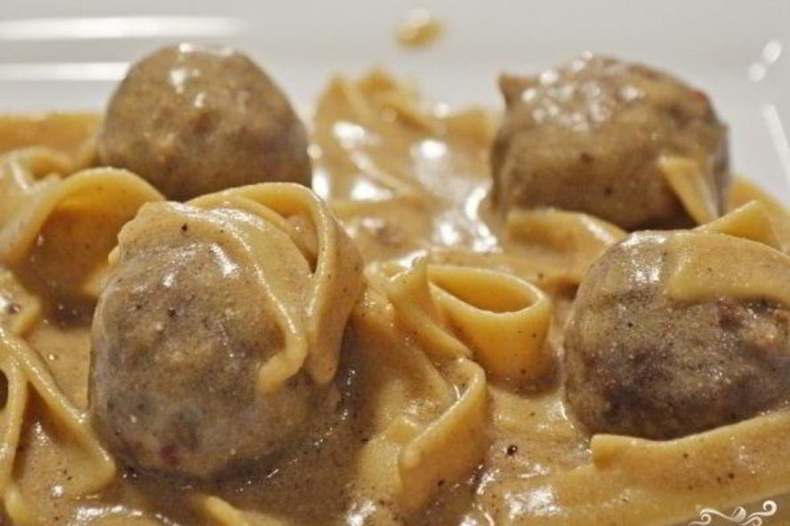 Рецепт лапша с фрикадельками