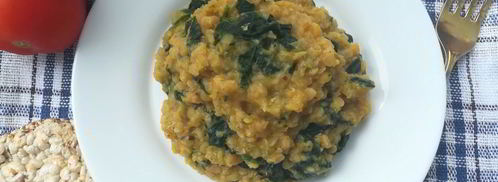 пряная чечевица со шпинатом. Шаг 5