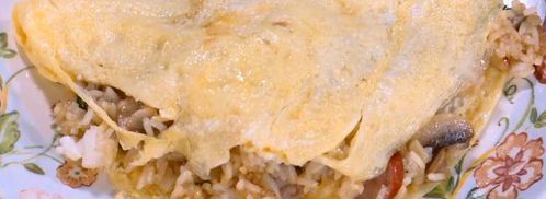 пряный рис с яйцом и беконом. Шаг 15