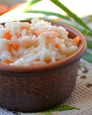 Рис с креветками