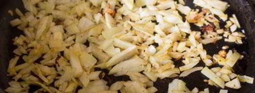рис с куриной печенью и грибами. Шаг 3