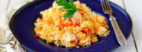 рис с курицей в мультиварке. Шаг 4