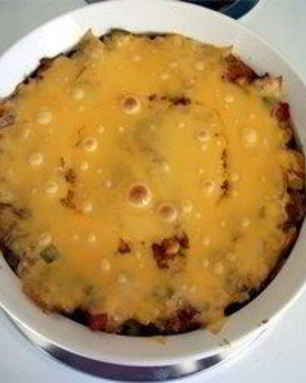 Рис с мясом в духовке