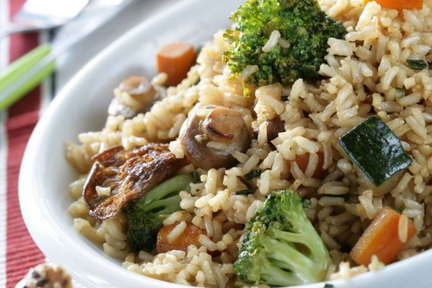 Рецепт рис с овощами