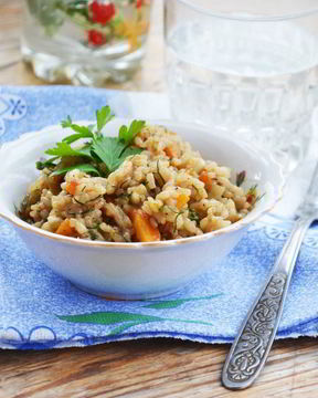 Рис с соевым соусом