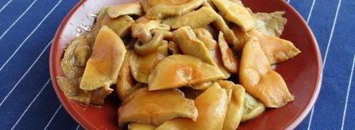 жареная картошка с солеными грибами. Шаг 5