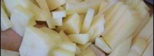 жареный картофель со свиной вырезкой. Шаг 3