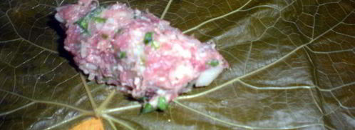 долма с бараниной под сметанно-чесночным соусом. Шаг 5